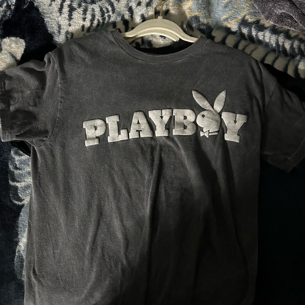 PLAYBOY Kids Charcoal Tee